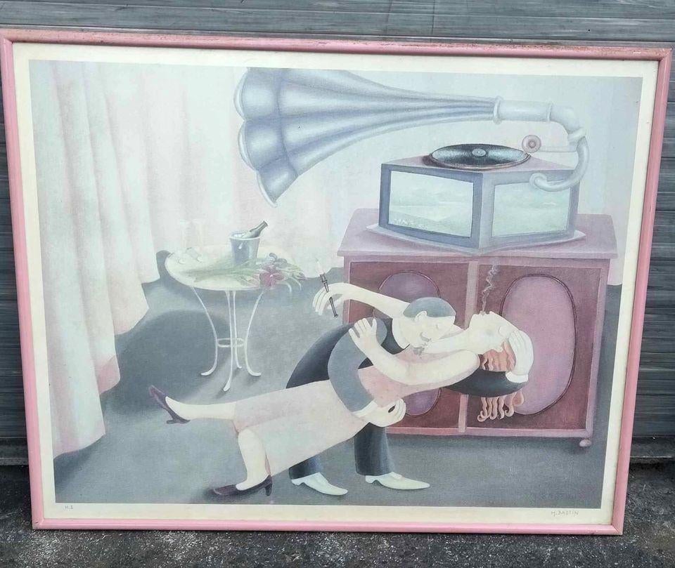 lithographie signe mireille bastin, Antiek en Kunst, Ophalen of Verzenden