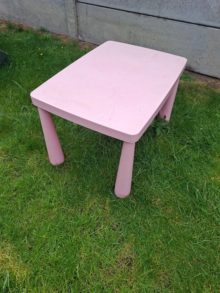 Ikea mammut tafel en 2 stoeltjes, Ophalen, Gebruikt, Tafel(s) en Stoel(en)