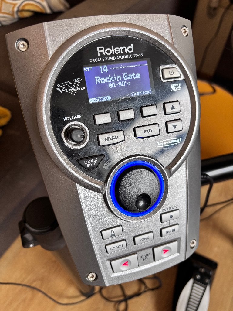 batterie électronique Roland TD15 + accessoires, Musique & Instruments, Enlèvement, Utilisé, Roland