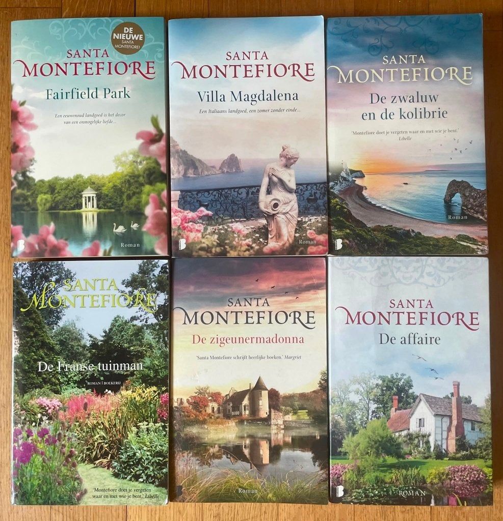 6 boeken van Santa Montefiore, Boeken, Ophalen of Verzenden, Gelezen