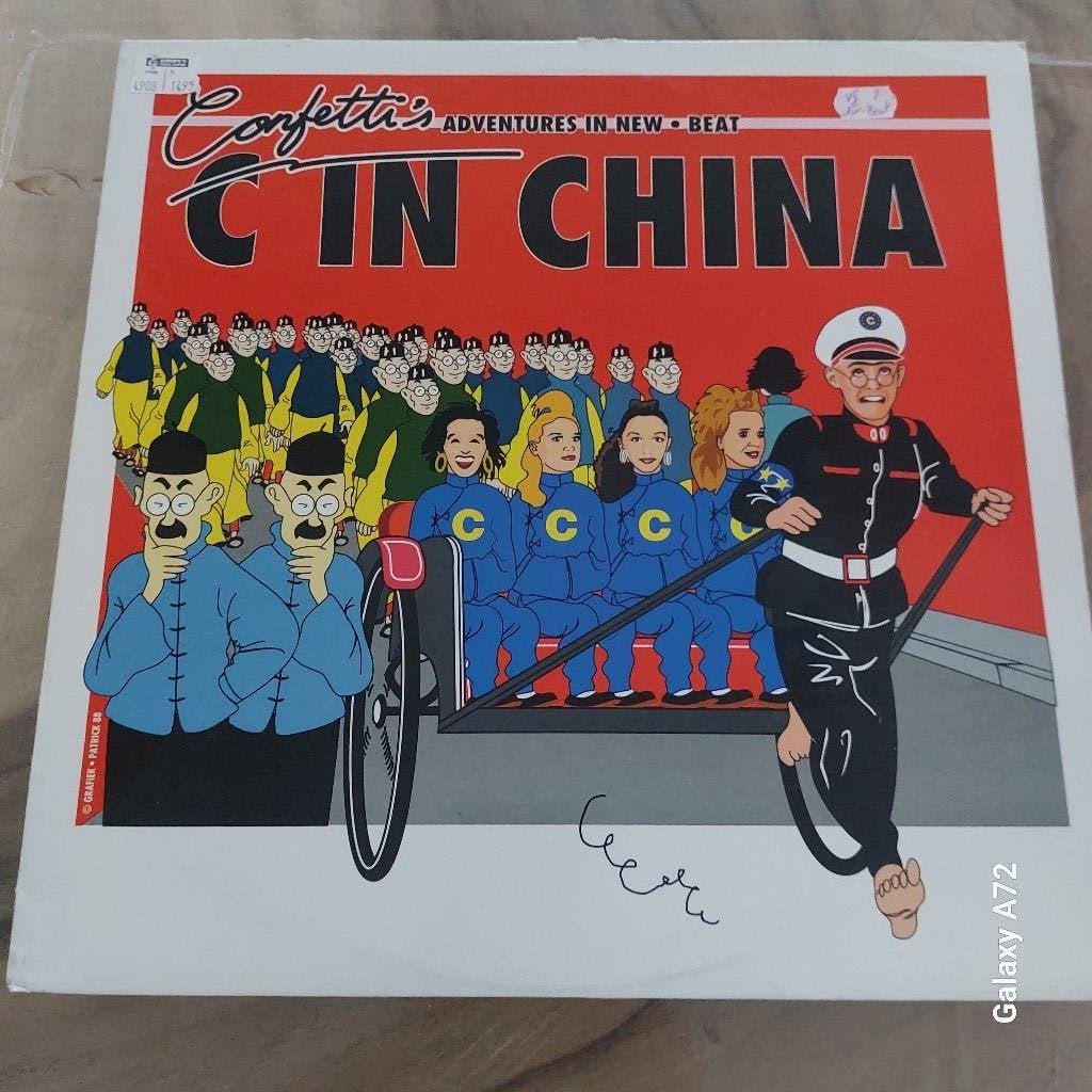 confetti s c in china 12 inch maxi, Cd's en Dvd's, Gebruikt, Maxi-single, 1980 - 1989, Ophalen of Verzenden
