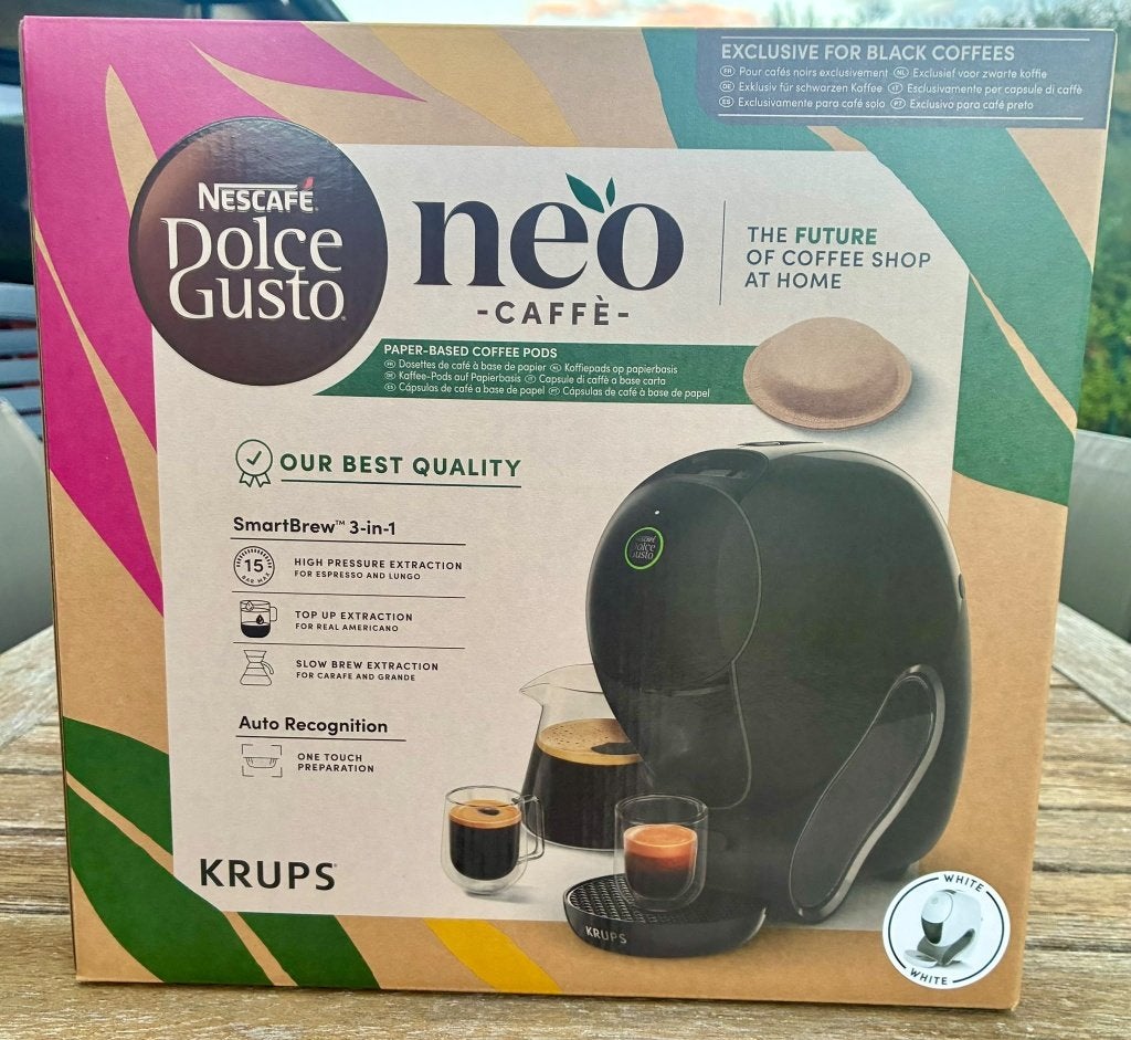 Krups NESCAFÉ Dolce Gusto NEO Caffè KP830110 Blanc - Nouveau, Electroménager, Neuf, Réservoir d'eau amovible, Dosettes et capsules de café