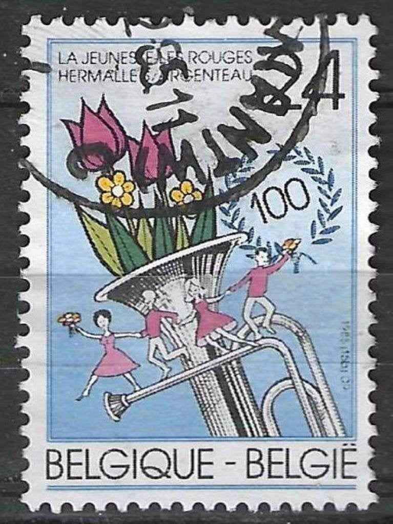 Belgique 1985 - Yvert/OBP 2185 - La Jeunesse - Les Roug (ST), Envoi, Affranchi, Oblitéré
