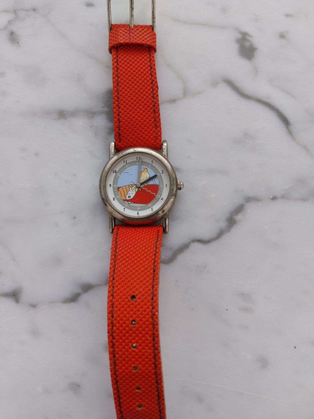 montre enfant tintin authentique herge 1994, Enlèvement