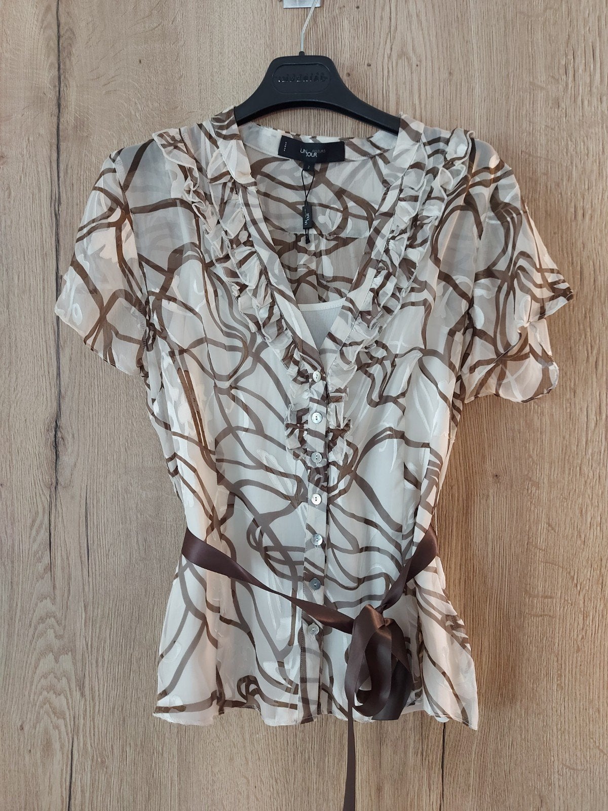 Chemisier soie neuf "Un jour ailleurs " Taille M, Ophalen of Verzenden