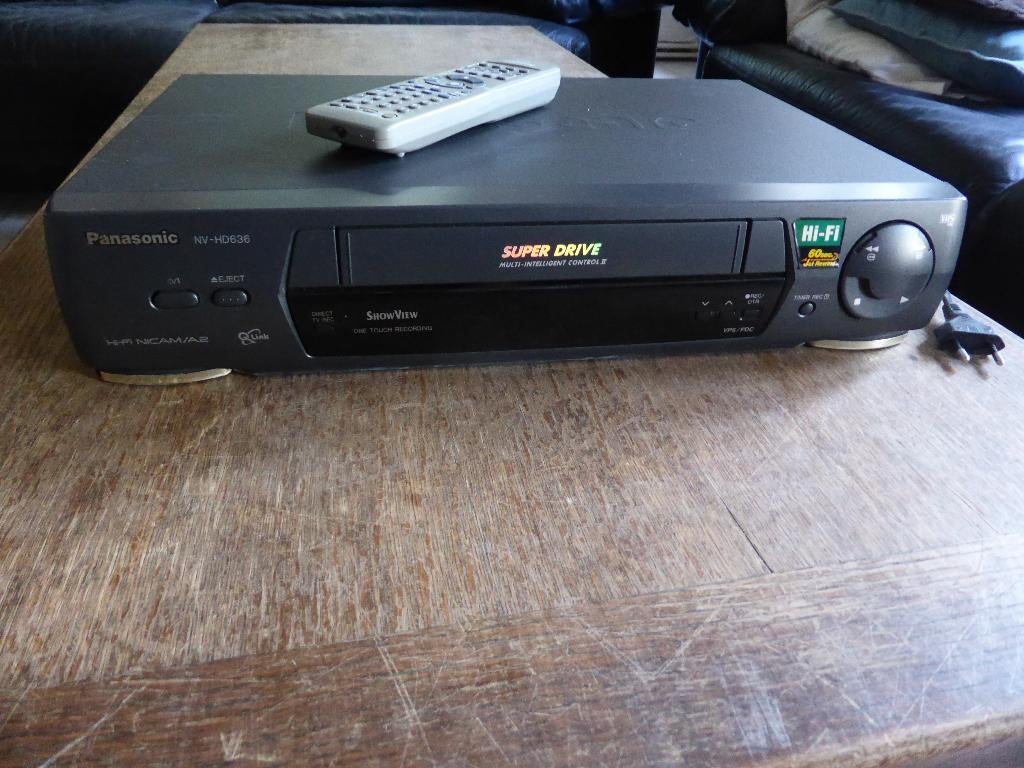 videospeler panasonic + afstandsbediening in goede werking, Audio, Tv en Foto, Ophalen of Verzenden, Gebruikt