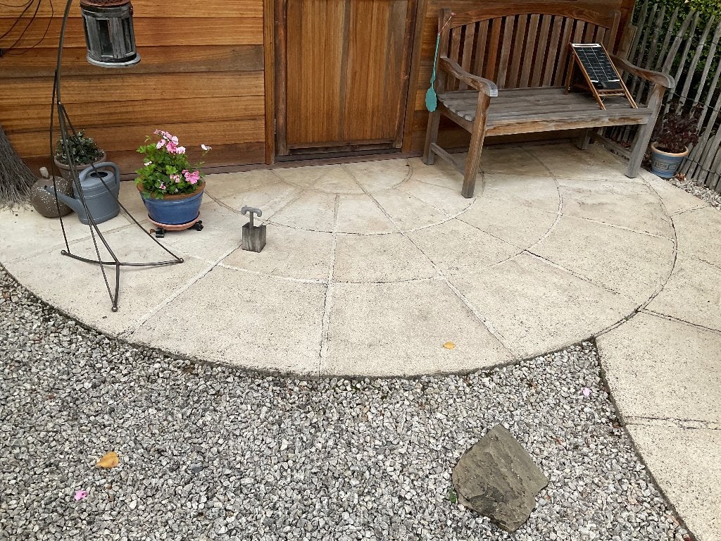 Tegels voor tuin - cirkel, 30 cm ou plus, Planchers ou planches, Pierre ou Argile, Enlèvement