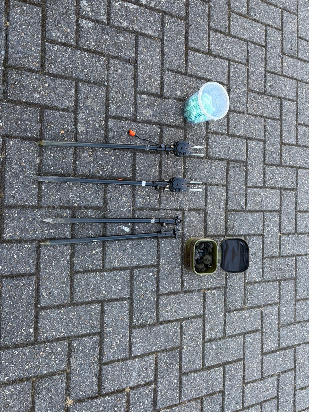 Volledige set, Sports nautiques & Bateaux, Pêche à la ligne | Carpes, Comme neuf, Enlèvement