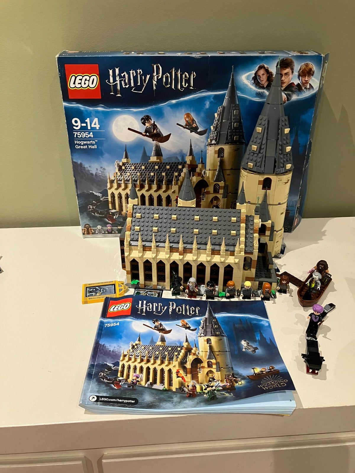 Lego 75954 harry Potter hogwarts great hall doos + boekje, Lego, Harry Potter, Ophalen of Verzenden, Zo goed als nieuw