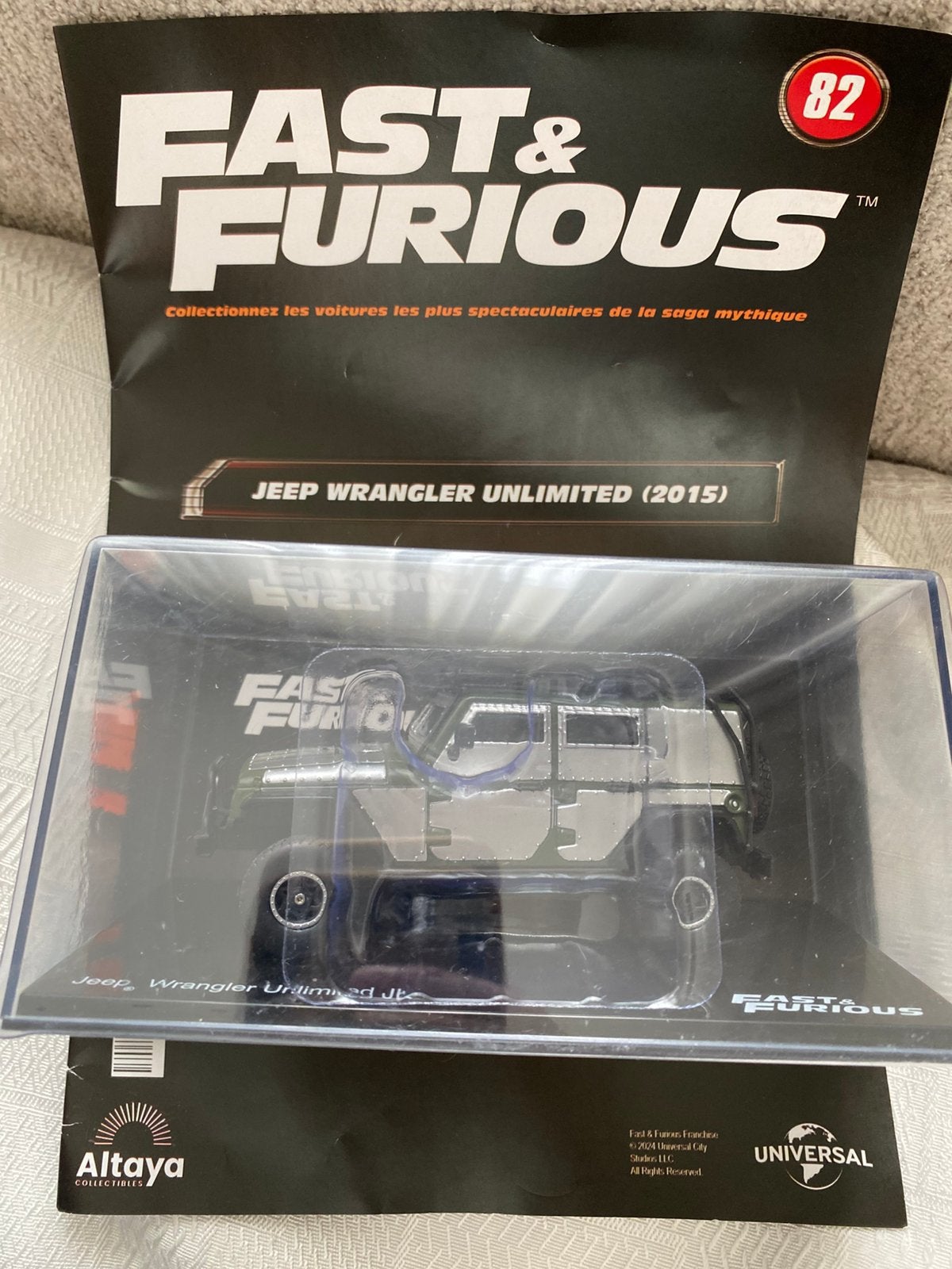 Jeep Wrangler Fast and Furious 1:43, Enlèvement ou Envoi, Comme neuf