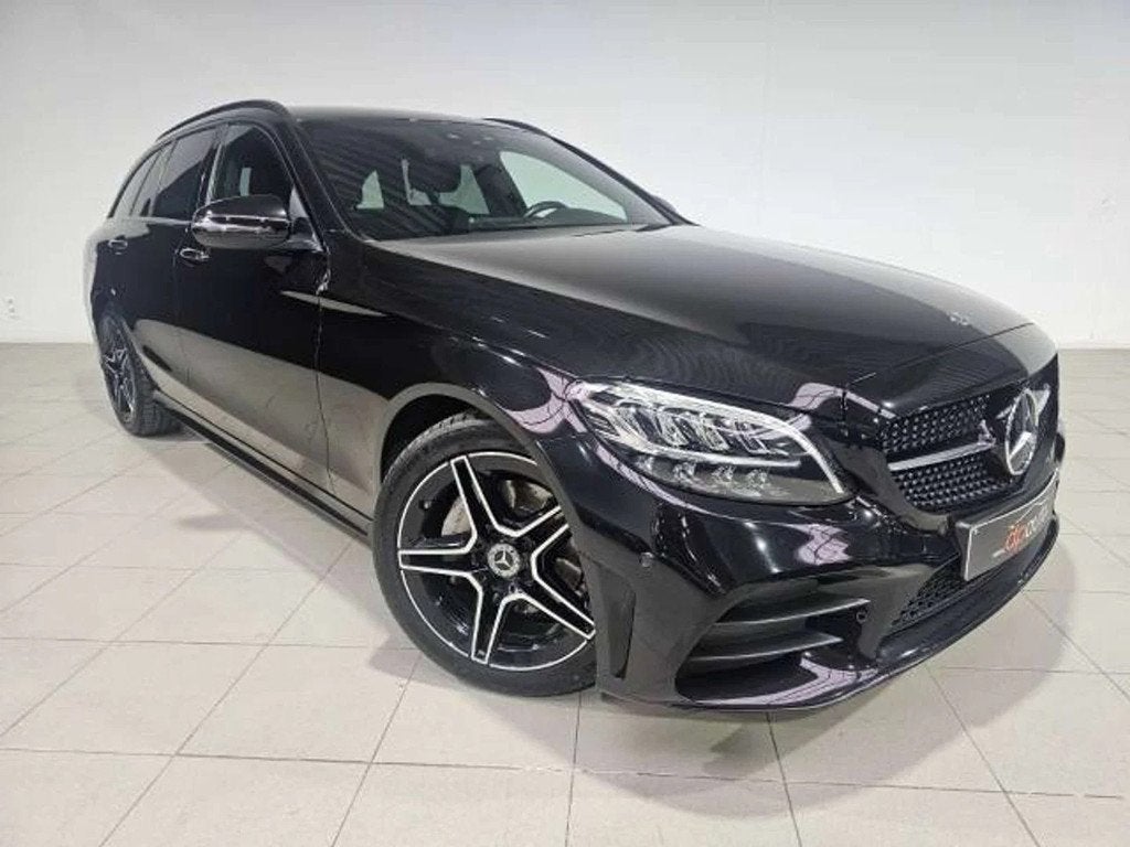 Mercedes-Benz C-CLASS 180 C 180 Business Solution AMG, Autos, Cuir, Euro 6, Boîte manuelle, Noir
