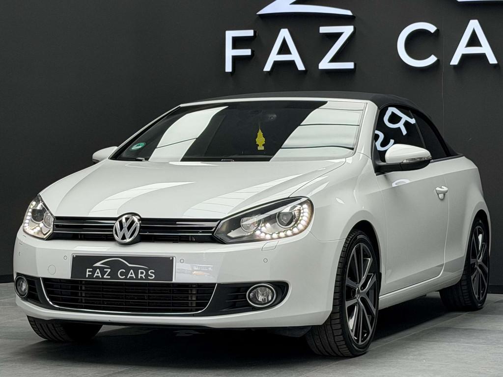 Volkswagen Golf Cabriolet 1.2 TSI * JANTES + XÉNON + CUIR +, Auto's, Voorwielaandrijving, 105 pk, Zwart, 4 cilinders