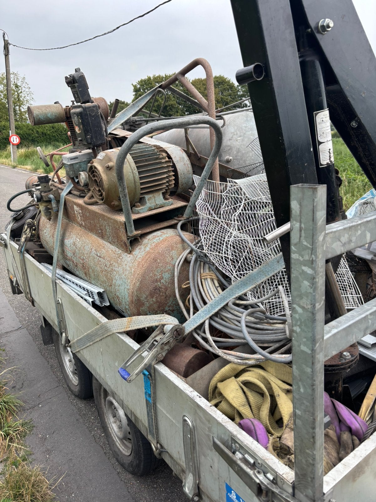 ️ ophaling oud ijzer 0470331552 ️, Doe-het-zelf en Bouw, Ophalen, Zo goed als nieuw, Aluminium