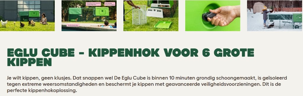 Te koop kippenhok Omlet voor 6 kippen., Ophalen, Gebruikt, Kippenhok of Kippenren