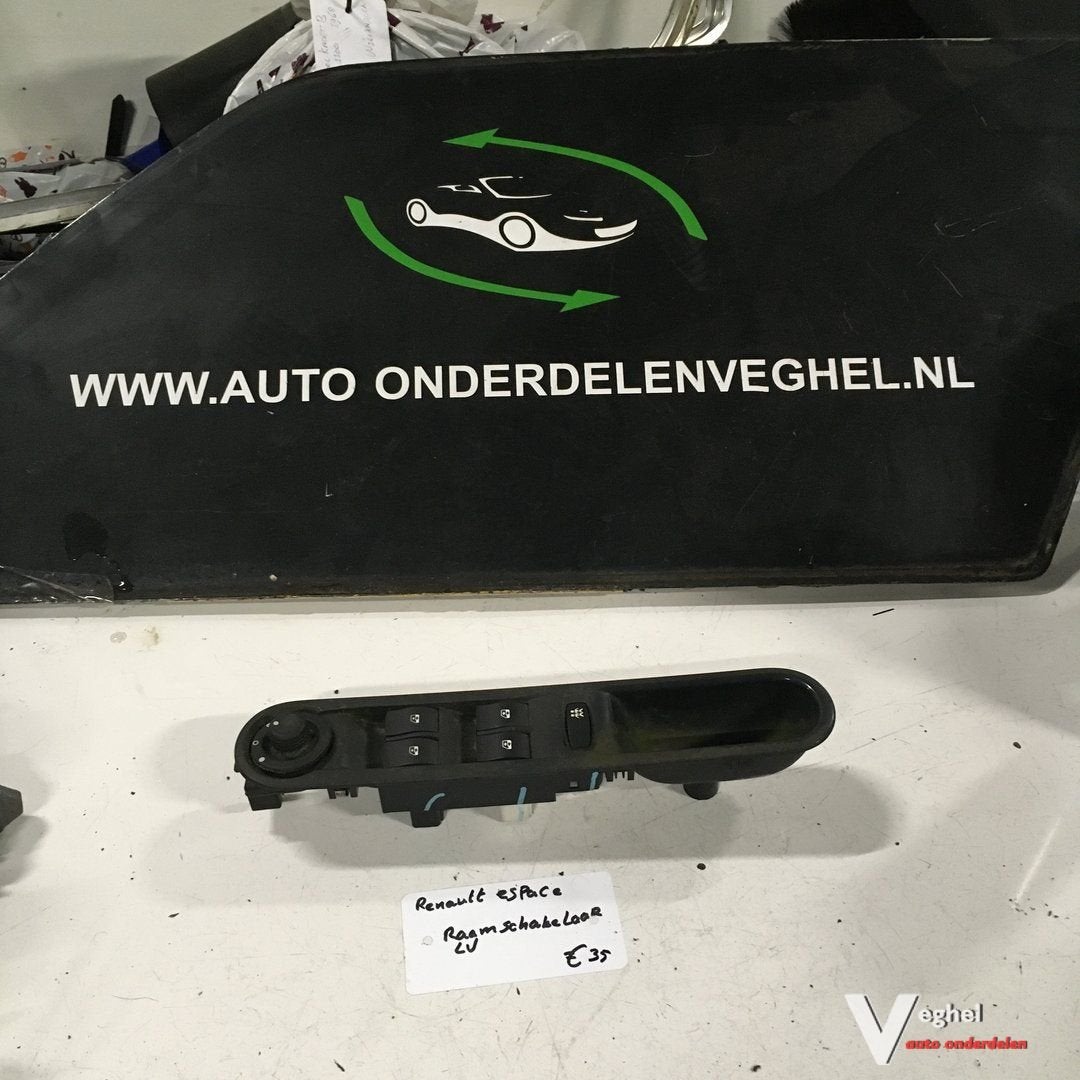 Renault Espace 2.0 16v 2006  Raamschakelaars met spiegelvers, Gebruikt, -, -, Ophalen of Verzenden
