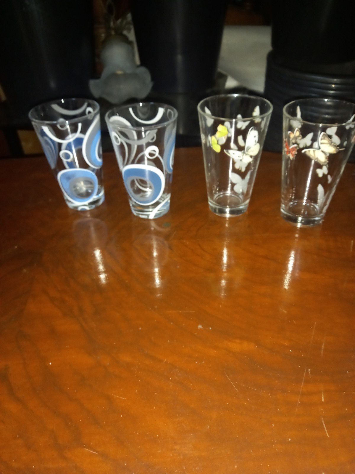 Set van 4 glazen, Huis en Inrichting, Ophalen, Glas