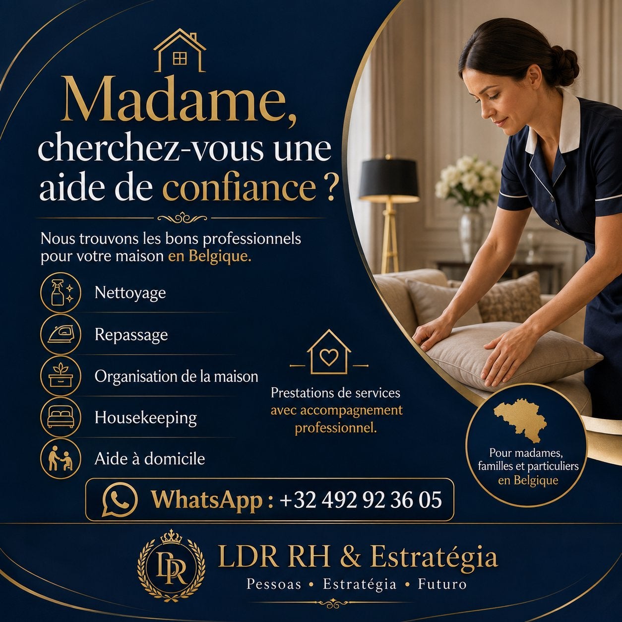 LDR RH & Stratégie — Recrutement, Sélection et Formation, 33 - 40 heures, Premier Emploi, Contrat temporaire, Convient comme travail d'appoint