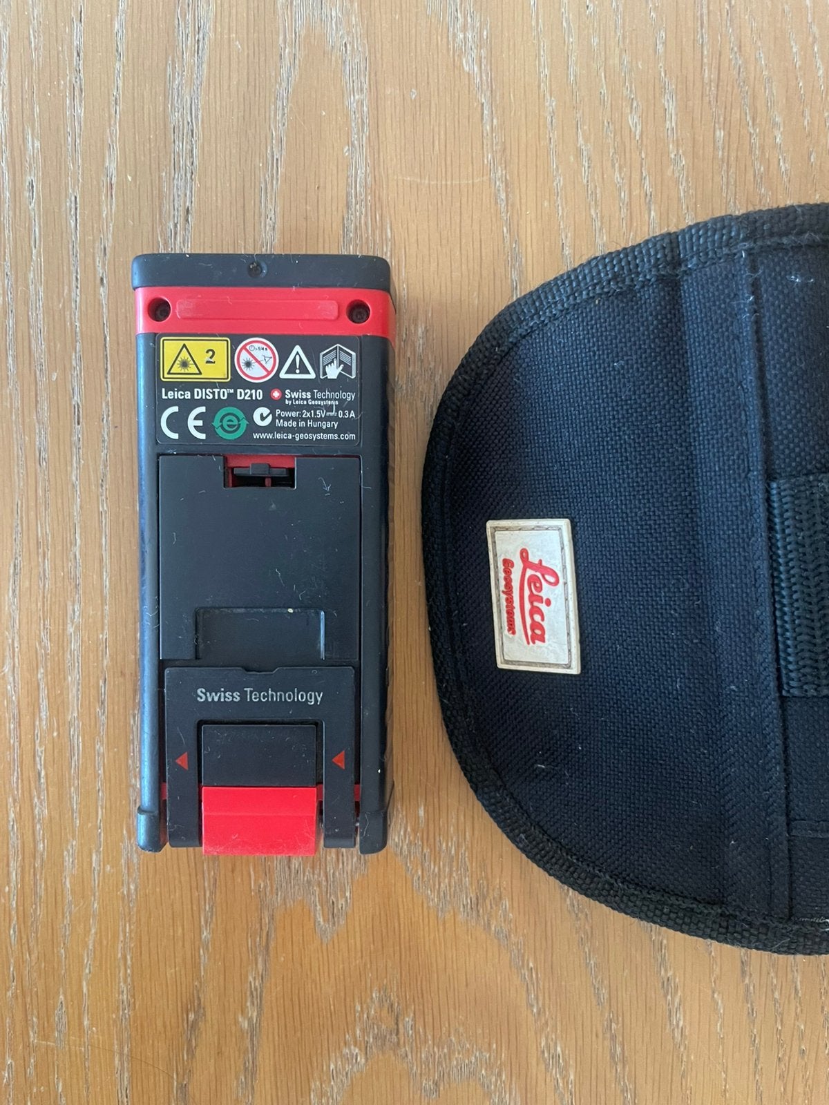 Elektronische meter lazerafstandmeter Leica disto D210, Ophalen, Zo goed als nieuw, Afstand