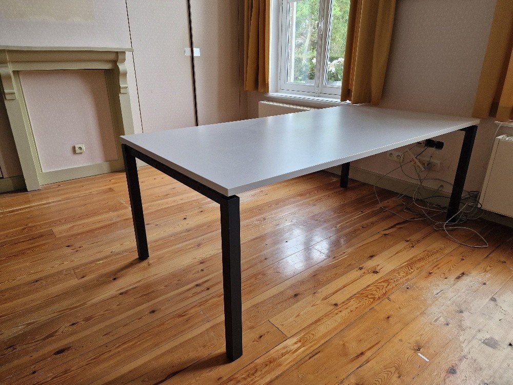 bureau - tafel 2m x 1m (eventueel met aparte ladenblok), Huis en Inrichting, Ophalen, Gebruikt, Metaal, 100 cm