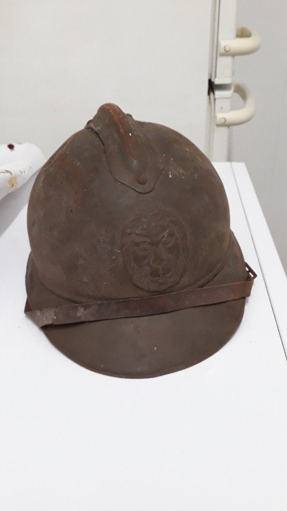 Ancien casque Belge, Collections, Objets militaires | Général, Enlèvement ou Envoi, Armée de terre, Casque ou Béret