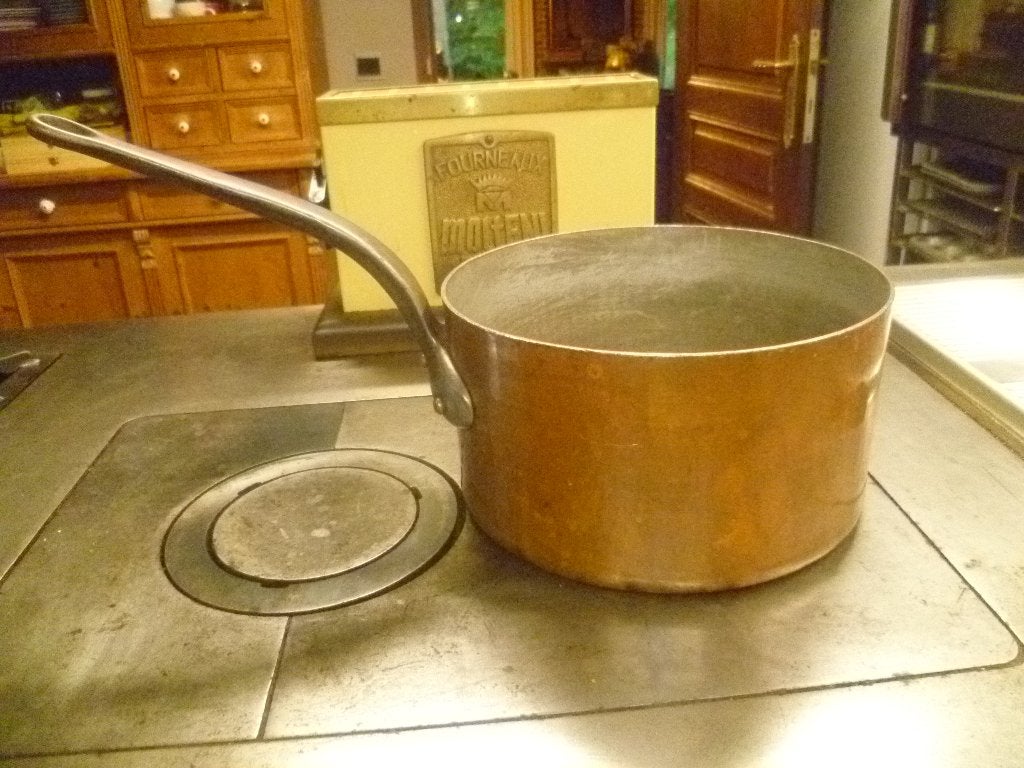 koperen kookpot, Ophalen