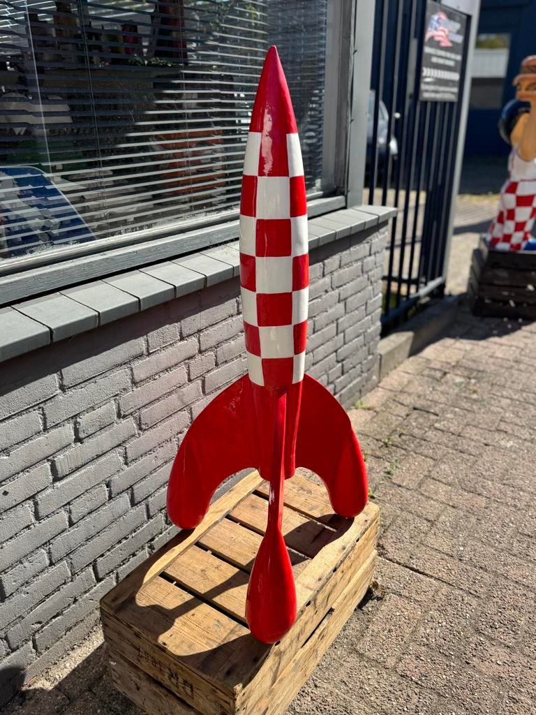Kuifje Raket naar de Maan beeld, Ophalen, Kuifje, Zo goed als nieuw, Beeldje of Figuurtje