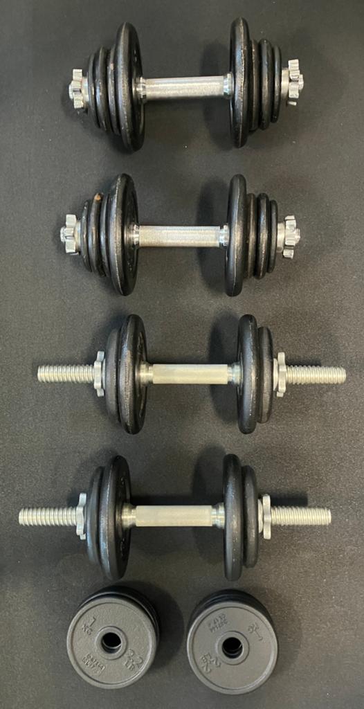 Set d'haltères, Sports & Fitness, Équipement de fitness, Enlèvement, Utilisé, Bras, Haltère