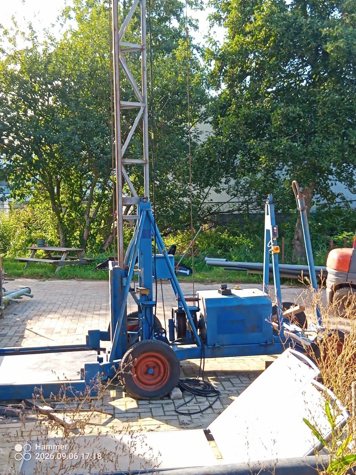 Zwaans bouwlift 800kg, Bricolage & Construction, Monte-charges, Enlèvement, Ascenseur de chantier