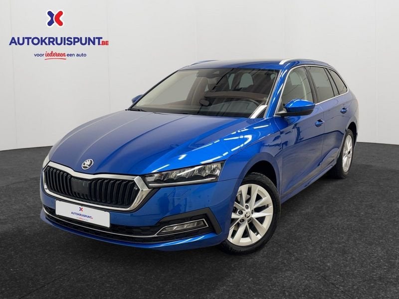 Skoda Octavia 1.0 TSI eTec DSG7 Clever (Mild Hybrid), Stof, Blauw, Parkeersensor, 5 deurs