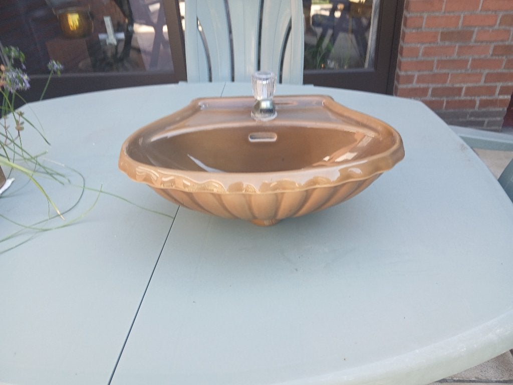 lavabo, Doe-het-zelf en Bouw, Ophalen, Zo goed als nieuw, Steen, Wastafel