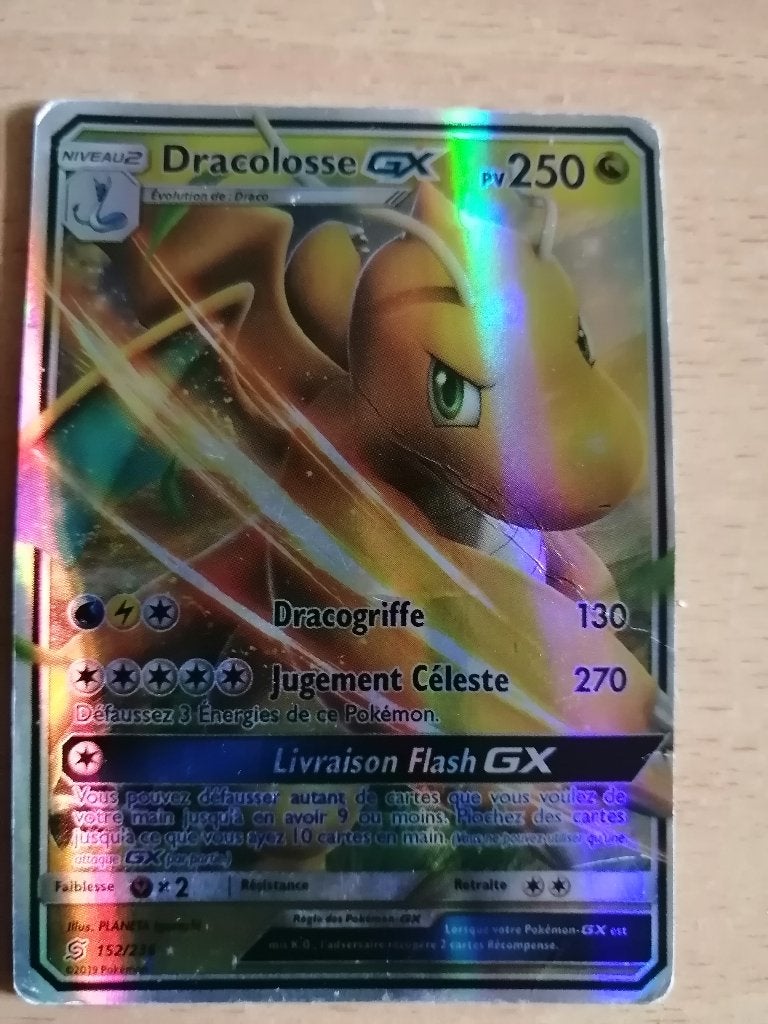 Carte Pokémon Dracolosse-GX (152/236) PV250, Enlèvement ou Envoi