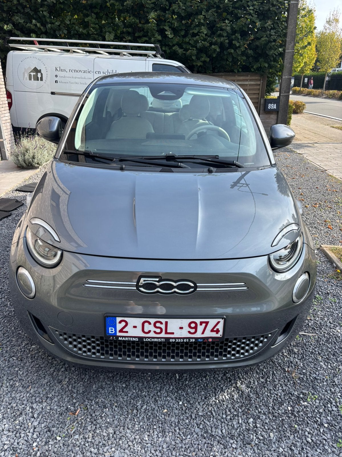 Fiat 500E “la prima by bocelli”, Autos, Cuir, Argent ou Gris, Achat, Beige