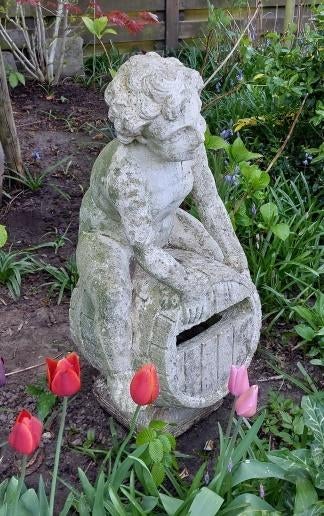 betonnen tuinbeeld brievenbus AT, Ophalen