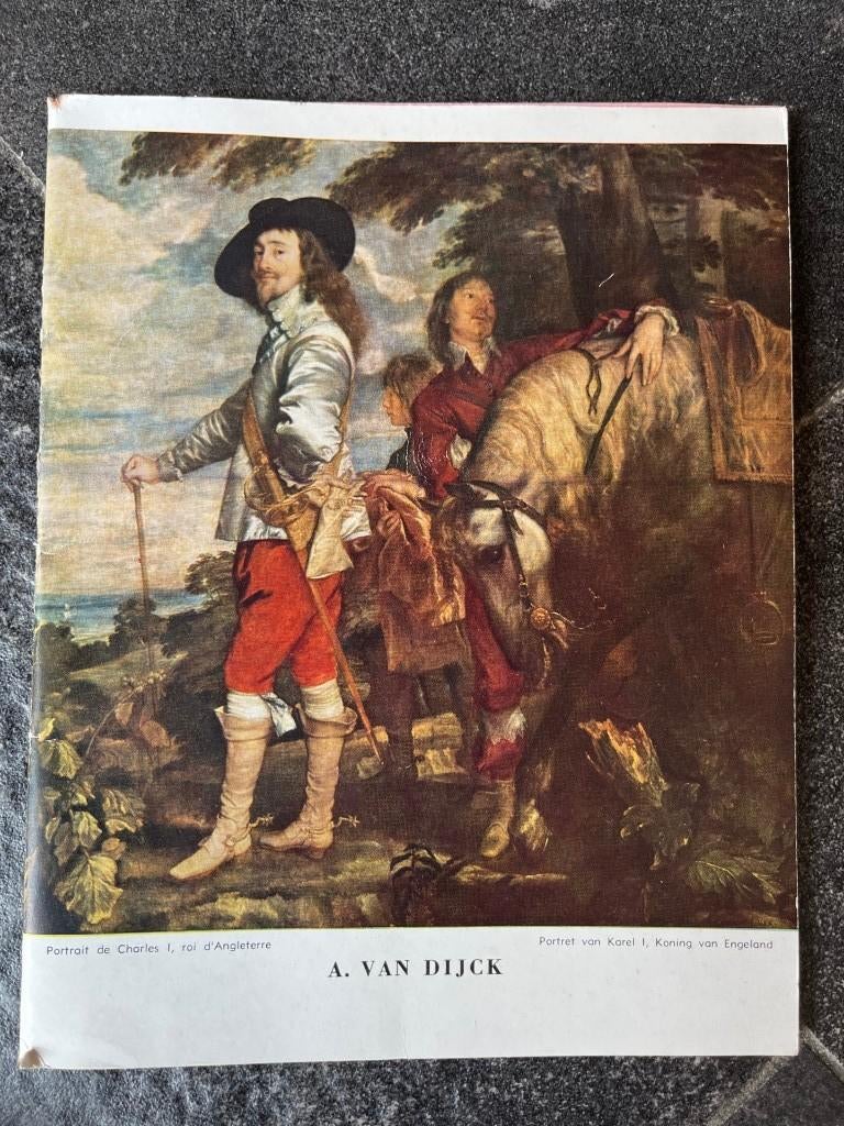 prent Antoine Van Dyck, Antiek en Kunst, Ophalen of Verzenden