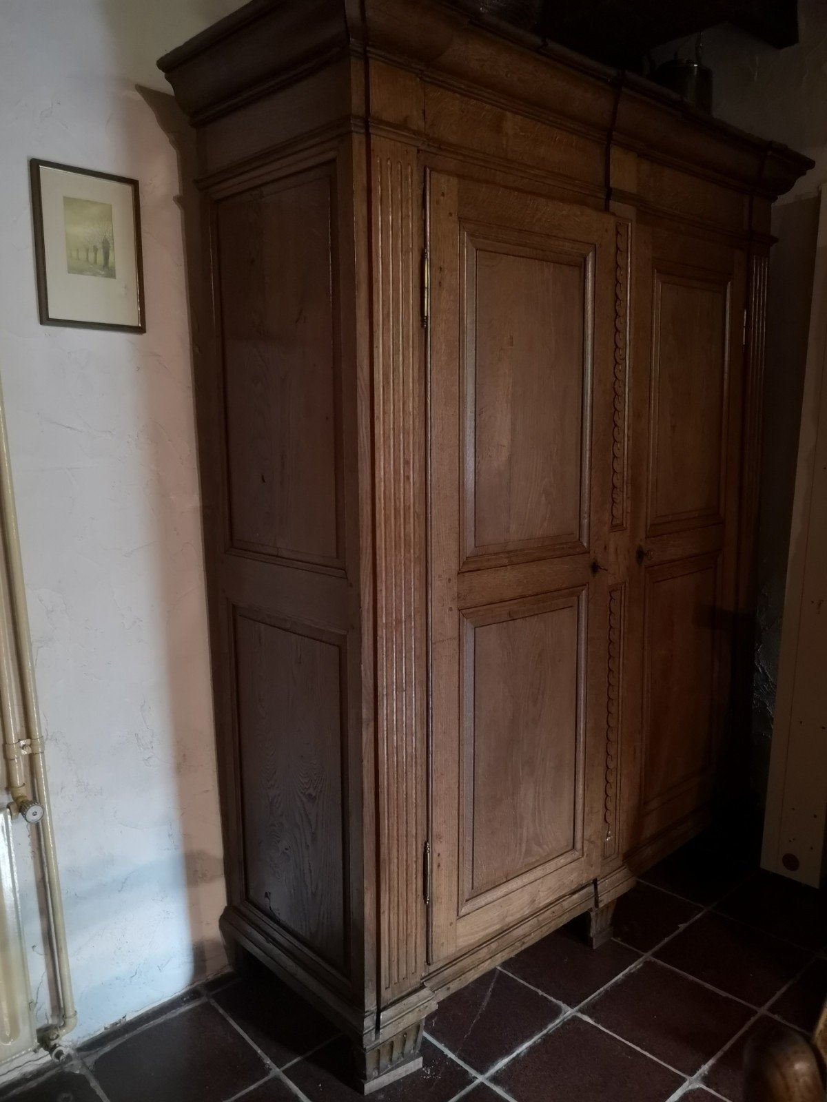 antieken kleerkast, Ophalen