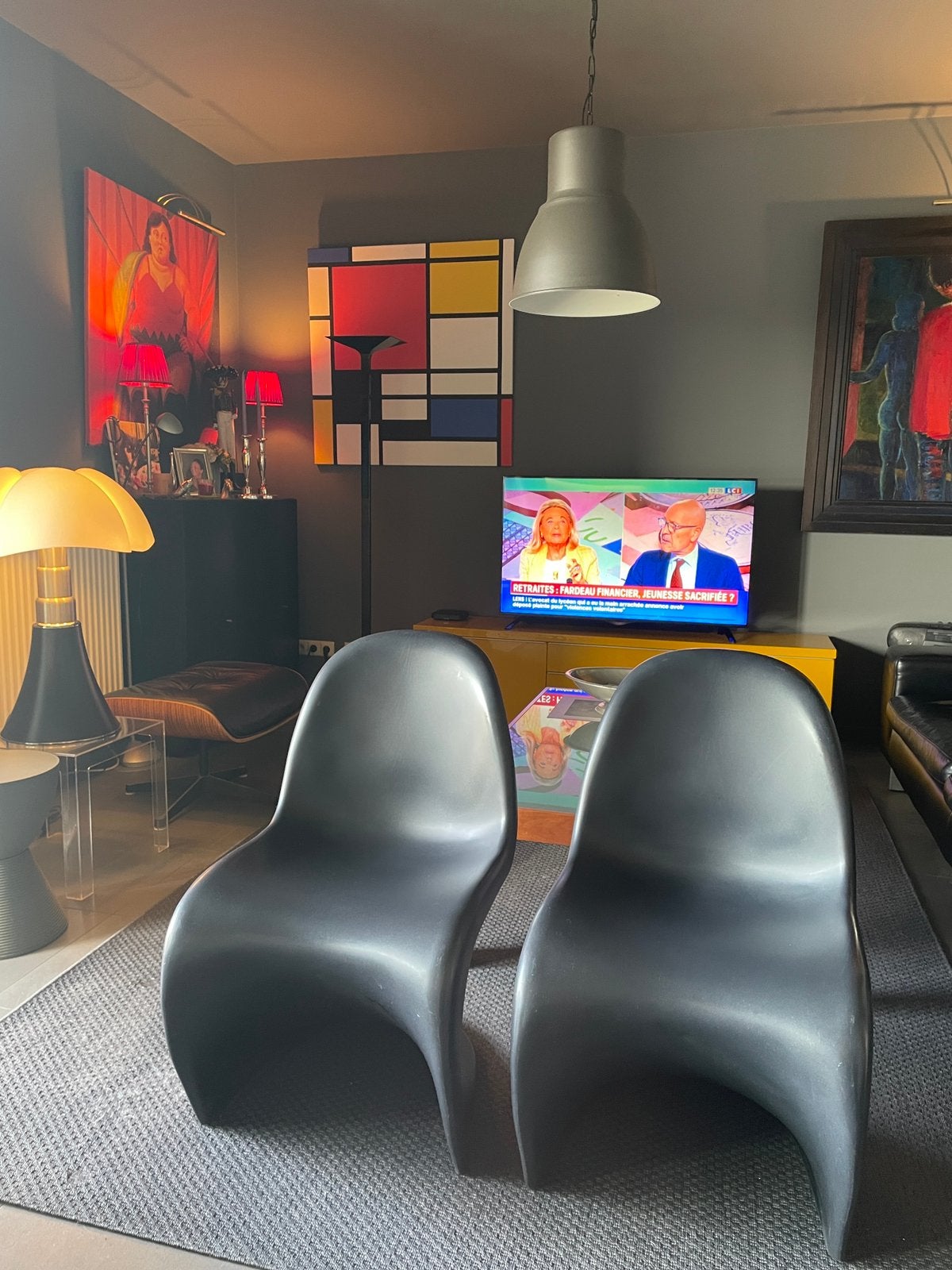 Vitra Verner Panton, Maison & Meubles, Gris, Design, Comme neuf, Enlèvement