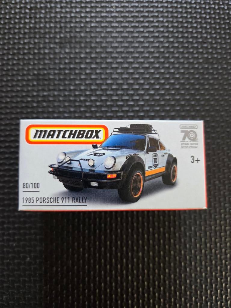 Matchbox Powergrabs 1985 Porsche 911 Rally, Ophalen
