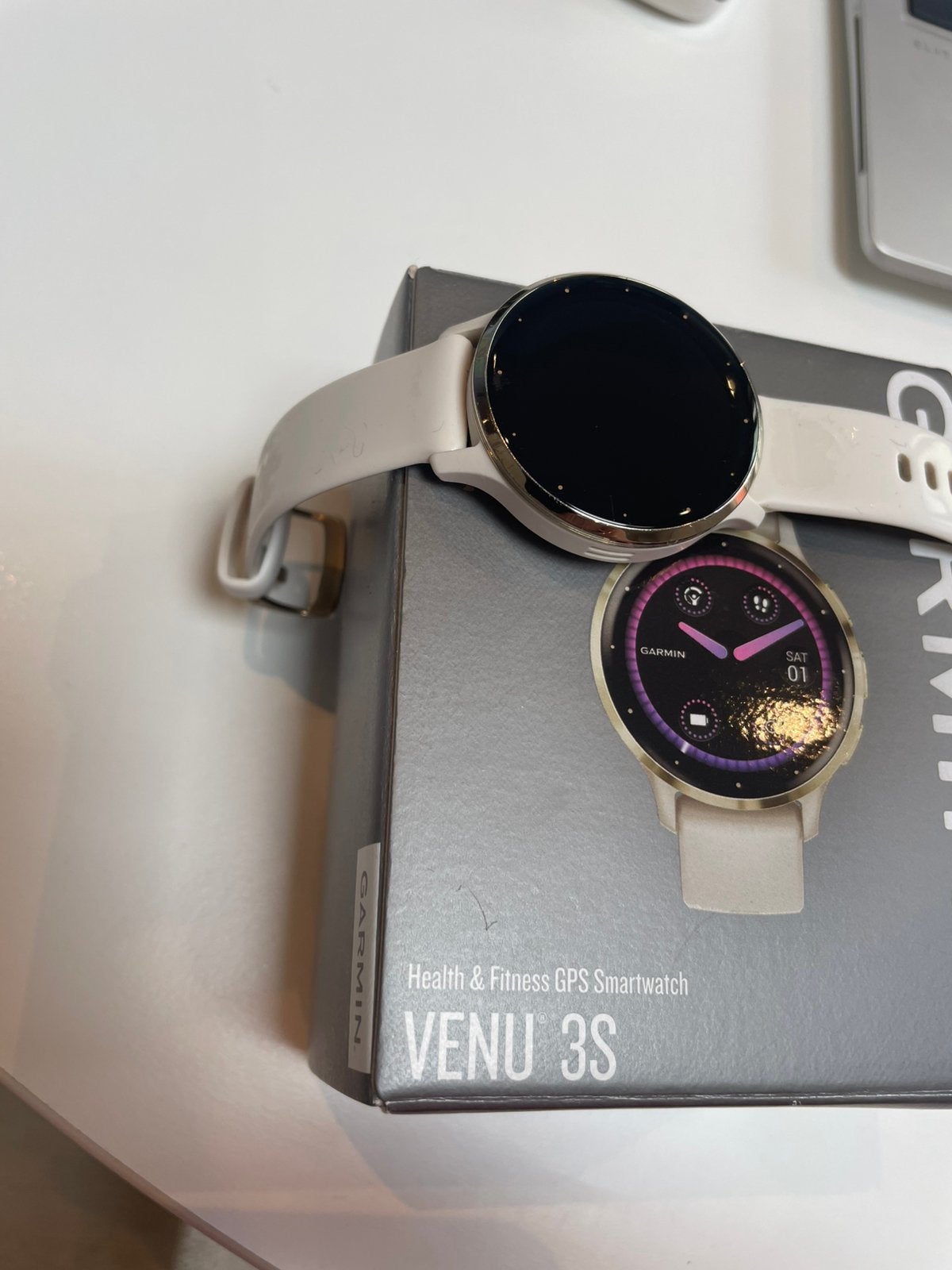 Garmin VENU 3S Health & Fitness GPS Smartwatch, Ophalen, GPS, Zo goed als nieuw