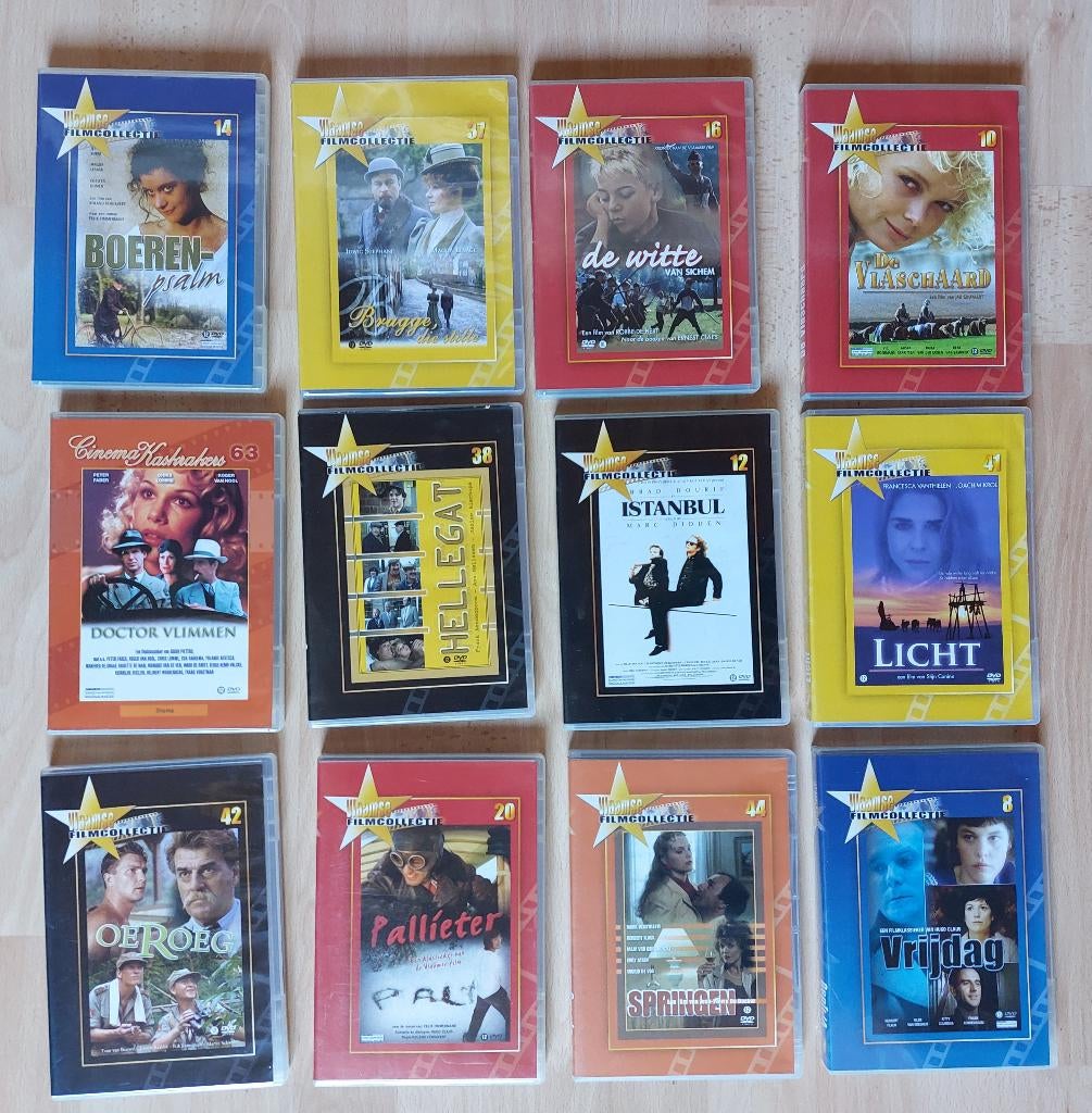 12 Vlaamse filmklassiekers, Cd's en Dvd's, Ophalen of Verzenden, Zo goed als nieuw