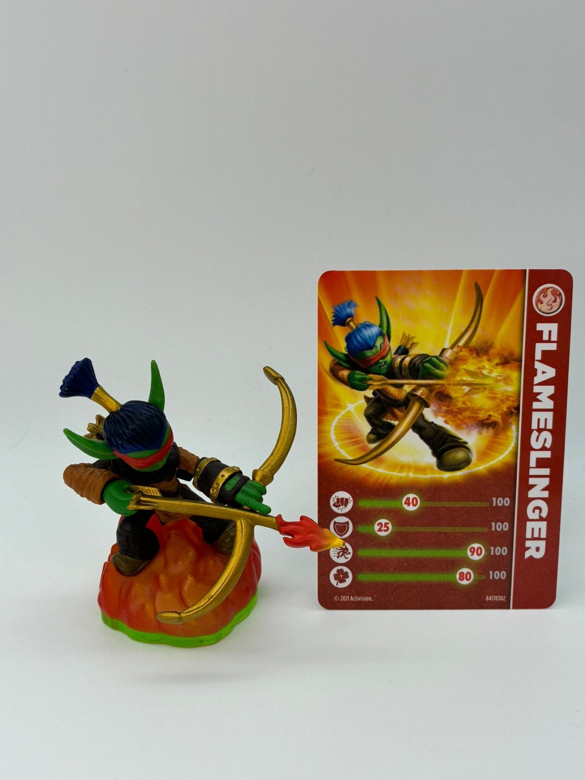 Skylanders Spyro’s Adventure Flameslinger met kaartje, Games en Spelcomputers, Verzenden, Zo goed als nieuw