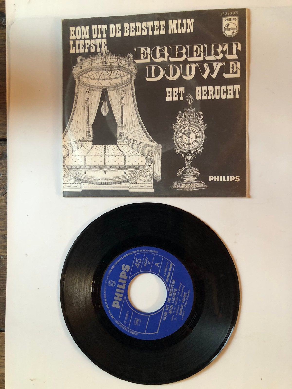 Egbert Douwe: kom uit we bedstee ( nederpop; NM), Cd's en Dvd's, Vinyl Singles, Verzenden, Zo goed als nieuw