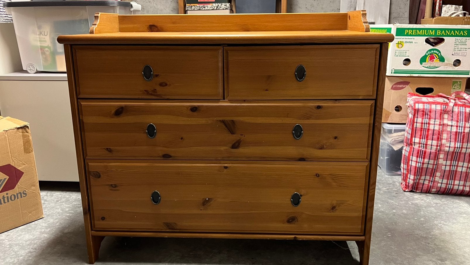 Commode Ikea Leksvik, Huis en Inrichting, Ophalen, Gebruikt, Grenenhout