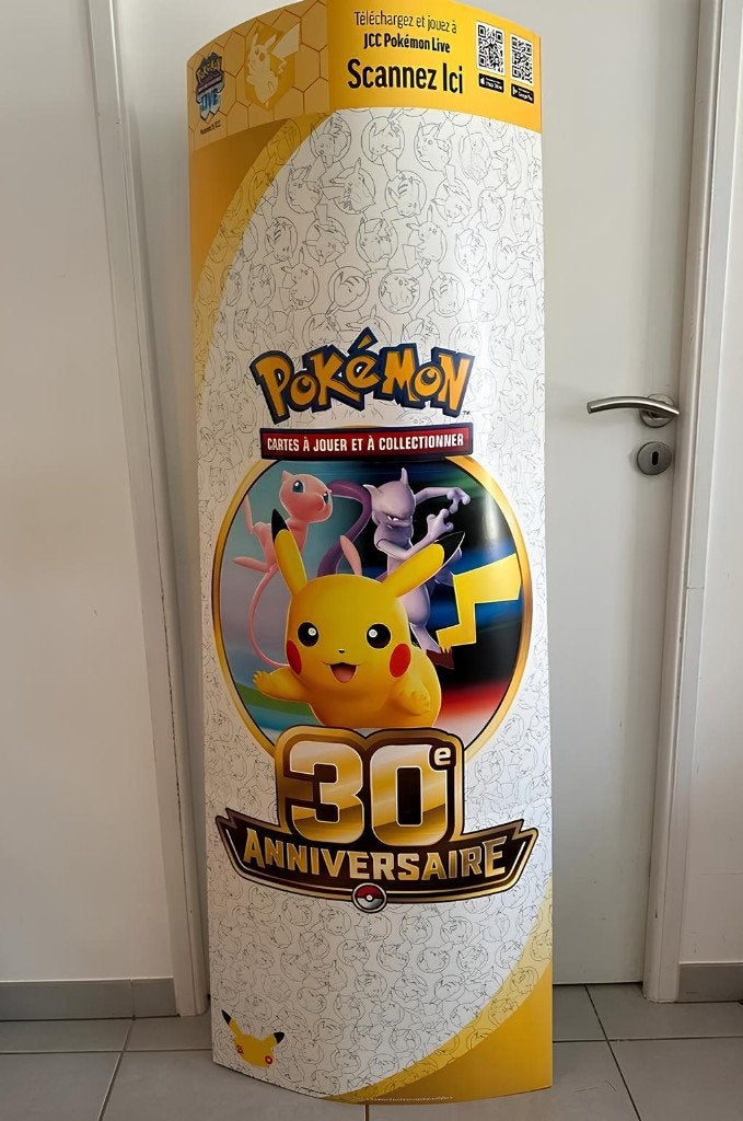 Pokemon 30 Ans PLV - Posters - Pubs, Hobby & Loisirs créatifs, Enlèvement, Neuf
