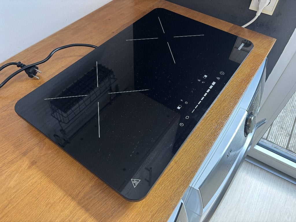 Inductievuur Veripart, Elektronische apparatuur, Kookplaten, Ophalen, 3 kookzones of minder, Zo goed als nieuw, Inductie