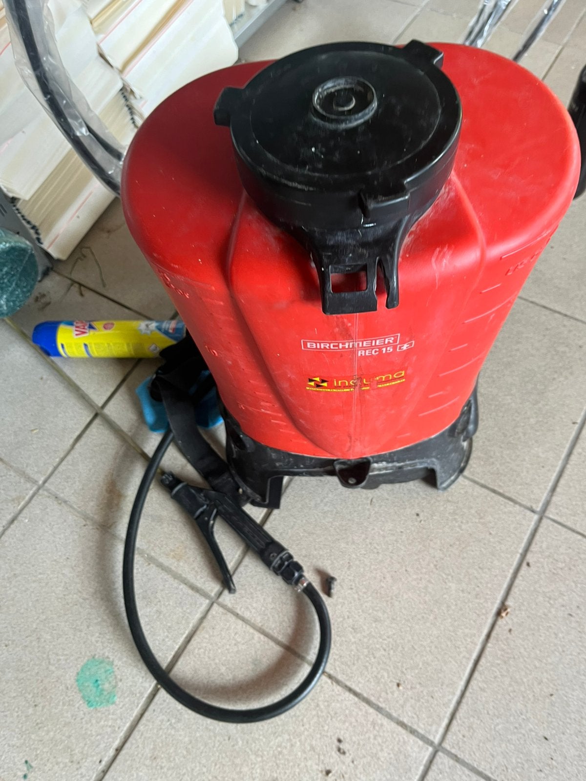 Birchmeier rugsproeier op accu, Envoi, Comme neuf