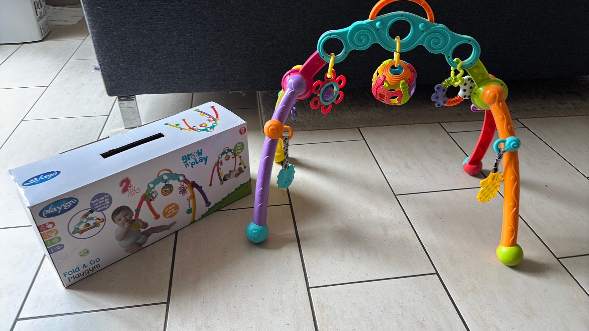 Speelboog playgro, Kinderen en Baby's, Speelgoed | Babyspeelgoed, Ophalen, Zo goed als nieuw