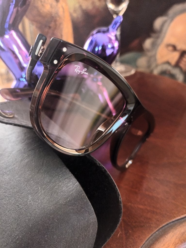 Ray ban boyfriend reverse, heren zonnebril , unisex, Zonnebril, Bruin, Nieuw, Ophalen of Verzenden