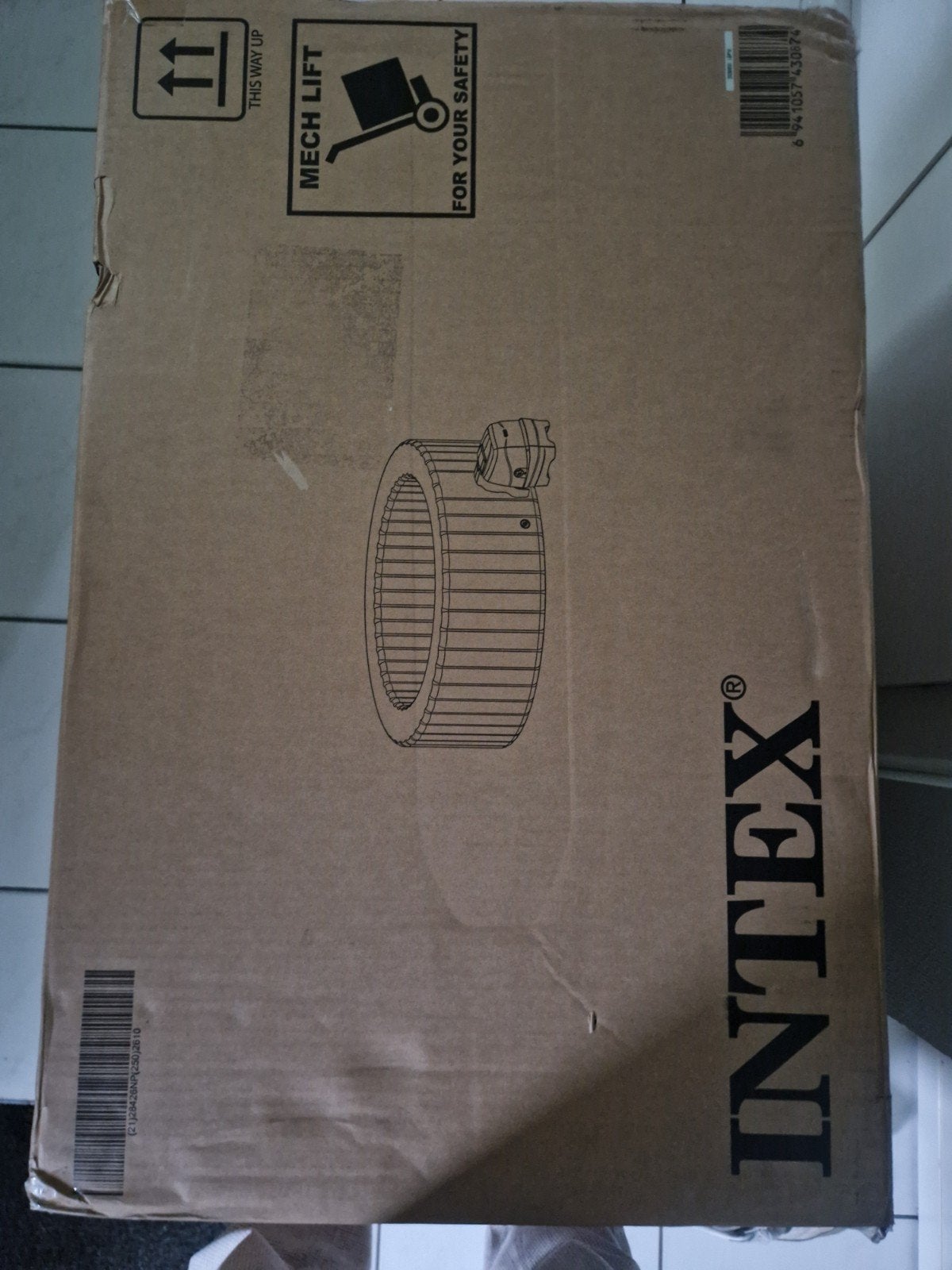 jacuzi intex 4p nieuw, Enlèvement, Neuf, Gonflable