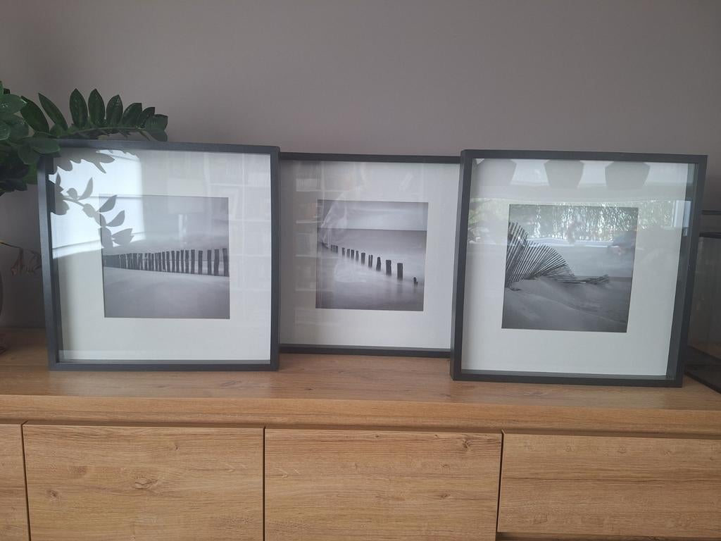 3 kaders zee / strand., Huis en Inrichting, Ophalen