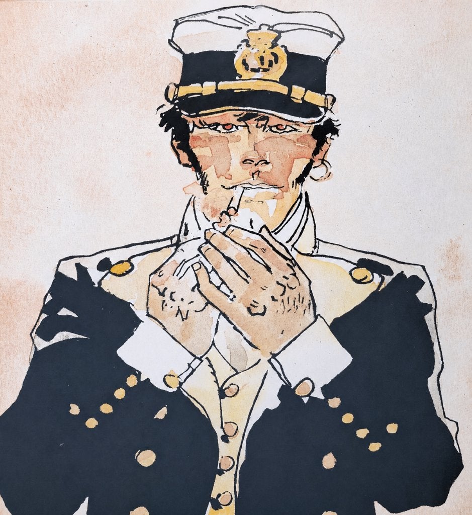 Corto Maltese ⚓ poster XXL Hugo Pratt 1997 ~ Neuf, Collections, Enlèvement ou Envoi, Autres personnages, Neuf, Image, Affiche ou Autocollant